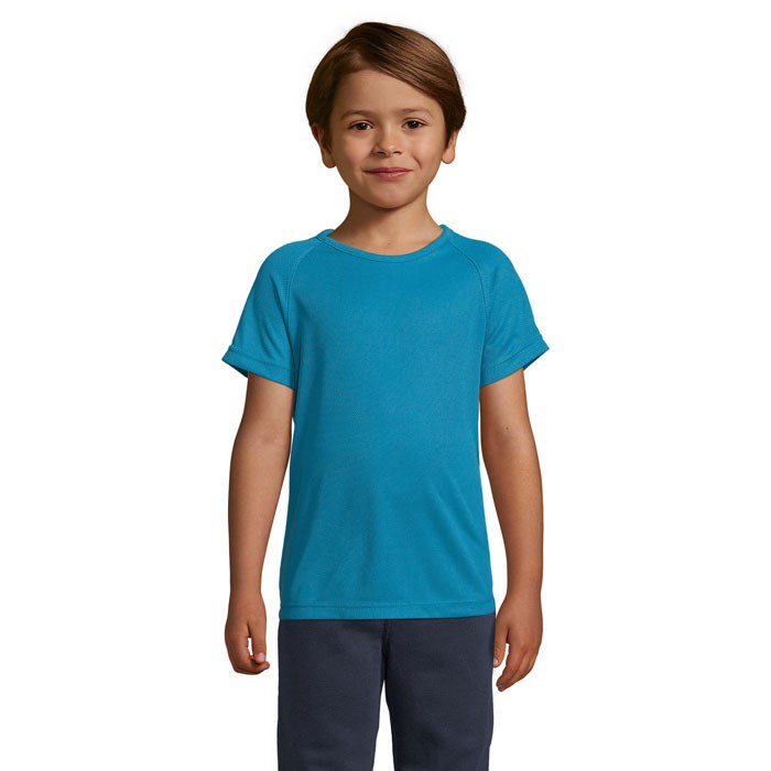 SPORTY KIDS - SPORTY KINDERT-SHIRT 140g - Aqua