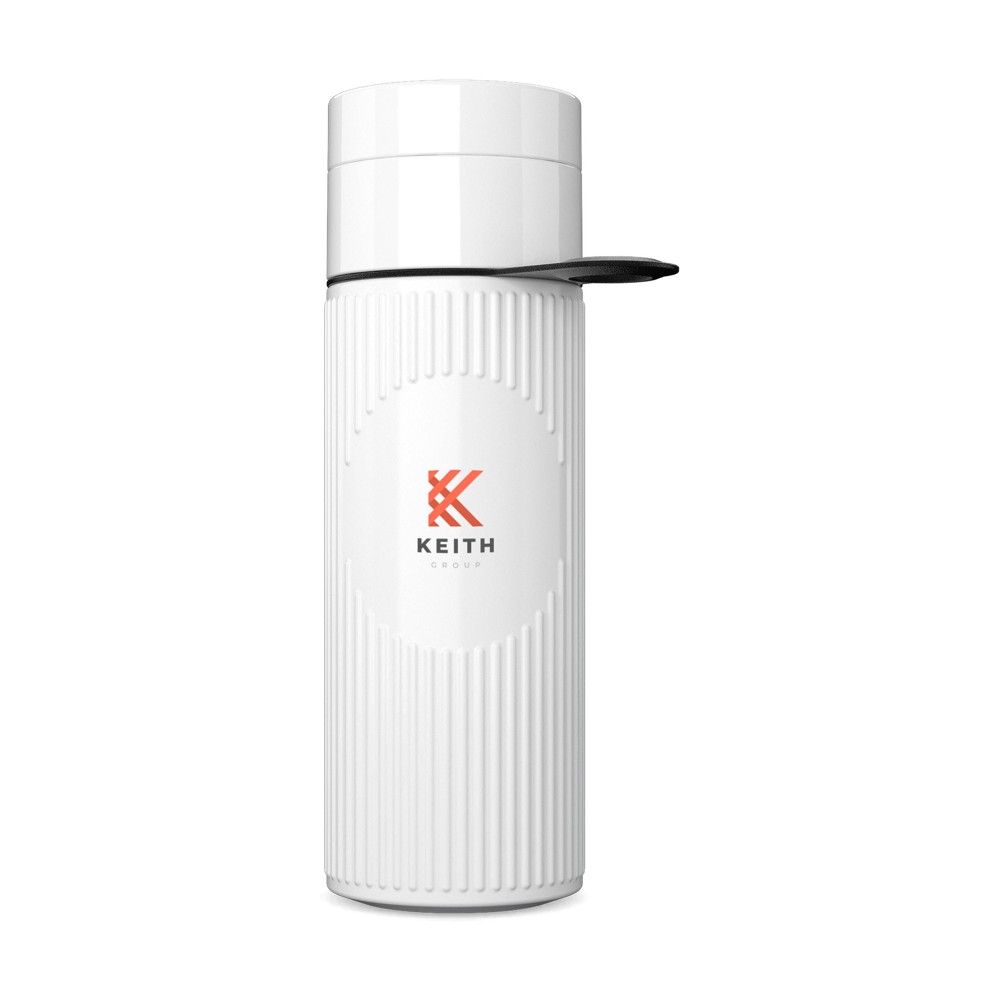 Join The Pipe Atlantis Ring Bottle White 500 ml - weiß/schwarz (± PMS zwart)