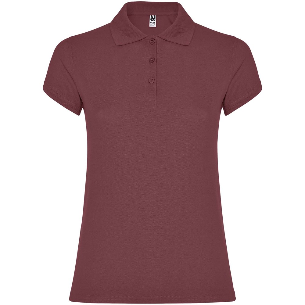 Star 200 g/m² Poloshirt für Damen - beerenrot